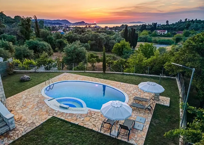 Villa Irida By Elayan Villas Corfu * Sidárion